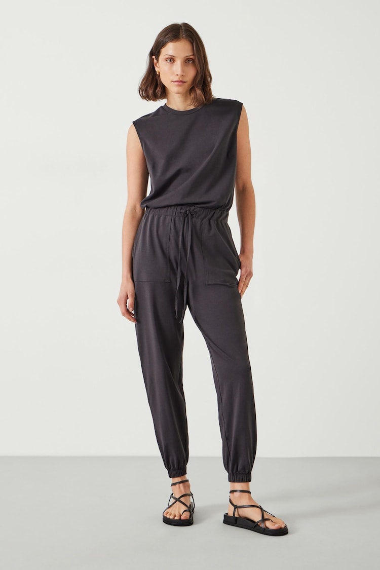 Hush Black Aylen Jersey Jumpsuit - Image 1 of 5