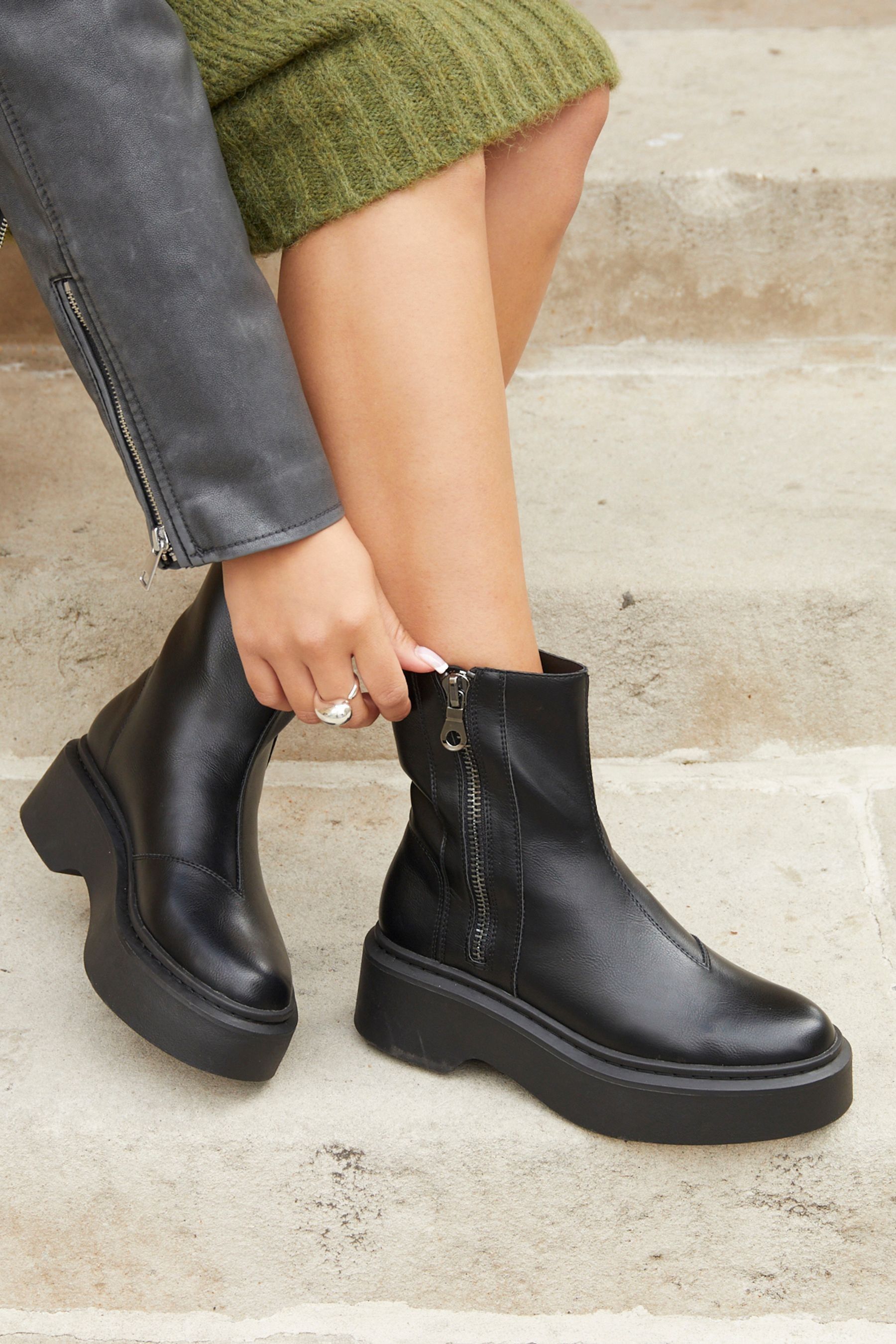 Platform ankle boots australia hot sale
