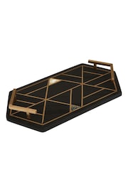 Fifty Five South Black Oriana Slate Tray - Image 1 of 6