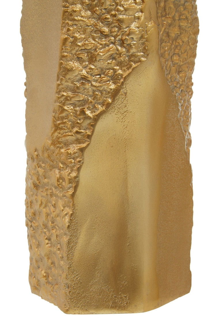 Fifty Five South Gold Dante Textured Vase - Image 5 of 5