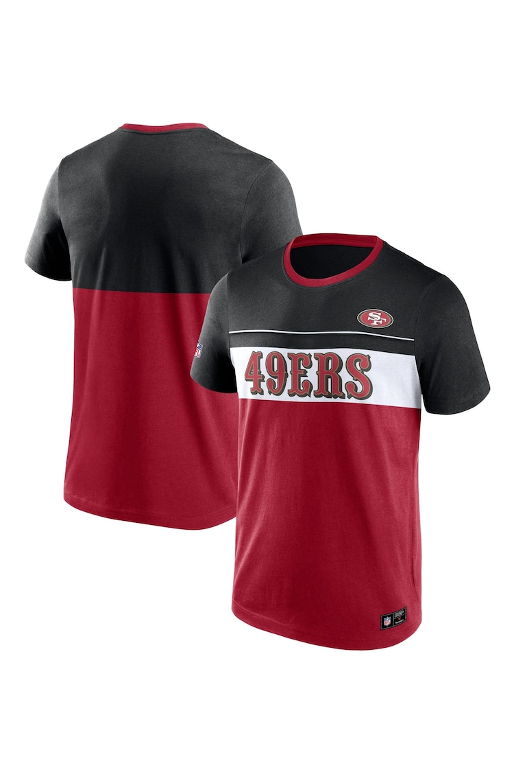 Fanatics Red NFL San Francisco 49ers Foundation 100% Cotton T-Shirt - Image 1 of 3