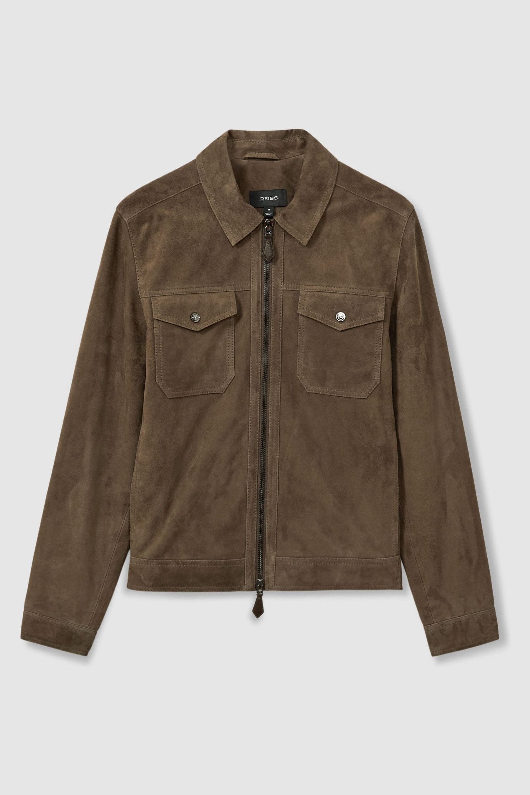 Reiss suede jacket mens cheap