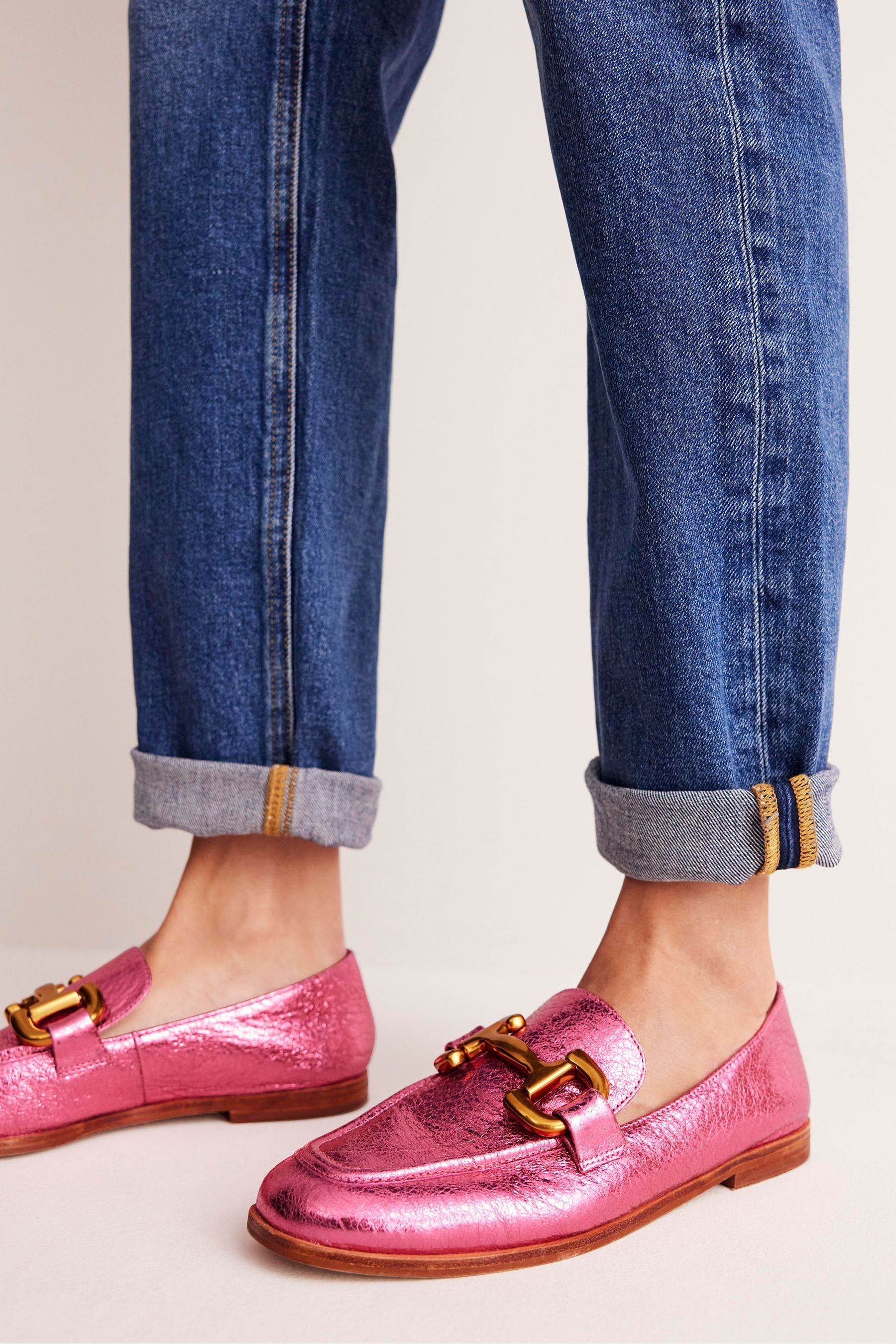 Pink loafers womens uk store