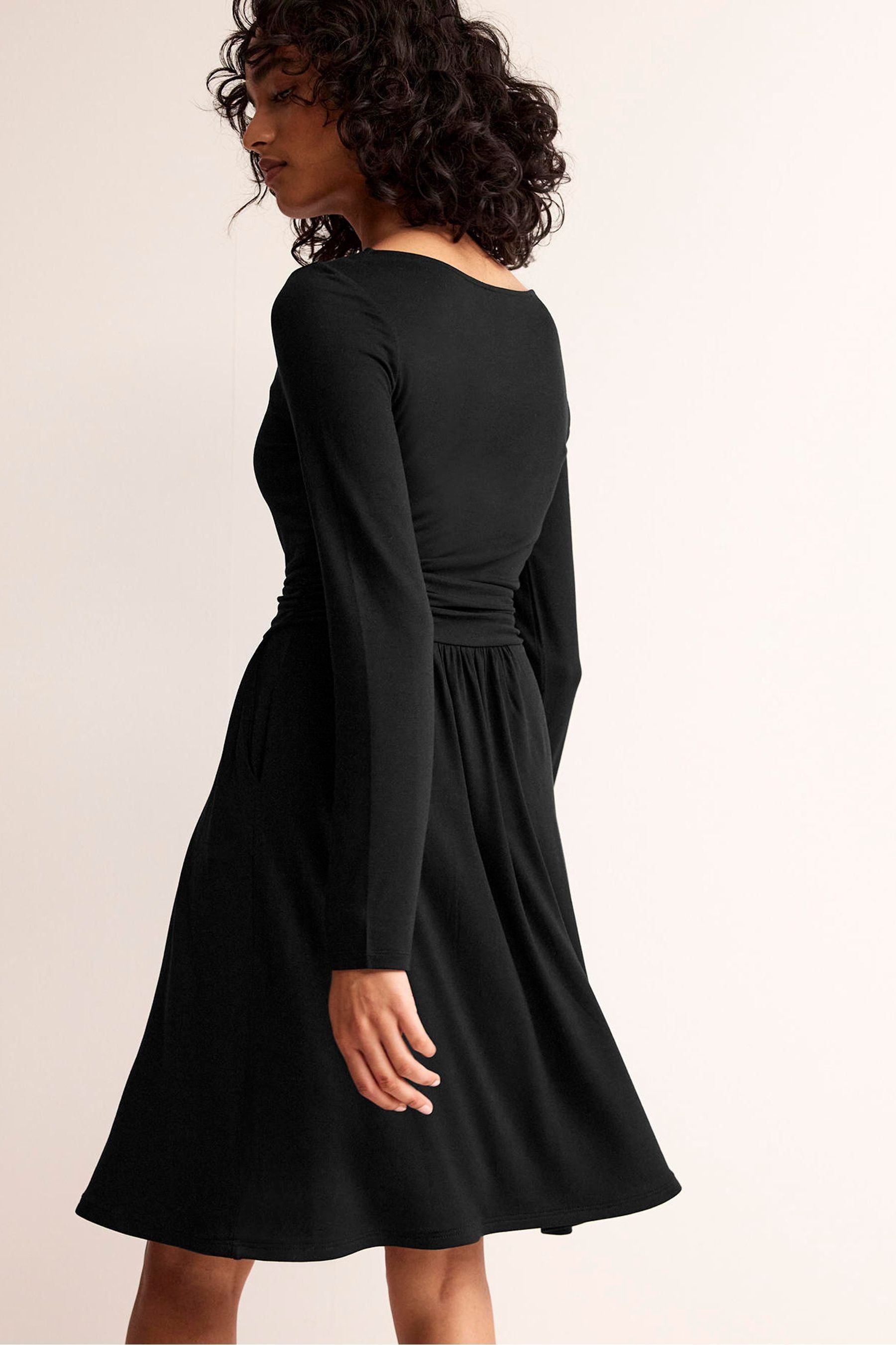 Buy Boden Black Amelie Long Sleeve Dress from Next Luxembourg