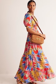 Boden Yellow Bella Puff Sleeve Maxi Dress - Image 2 of 5