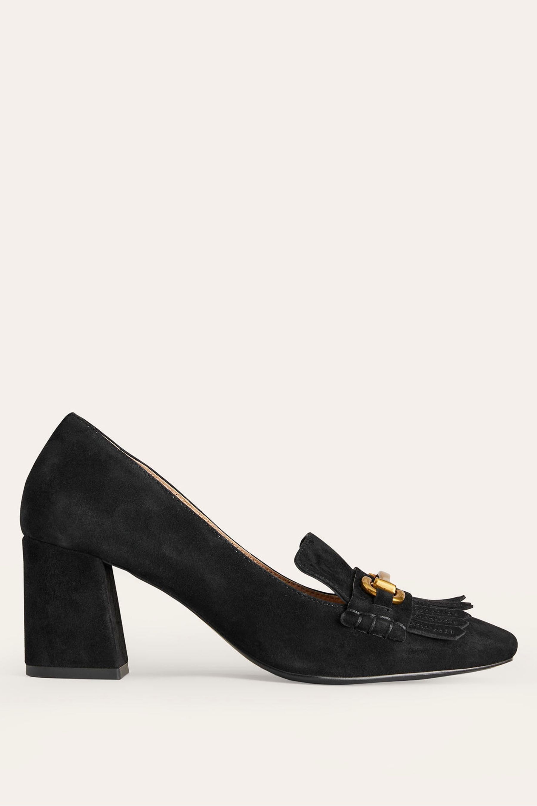 Buy Boden Black Iris Ghillie Heeled Loafers from the Next UK online shop