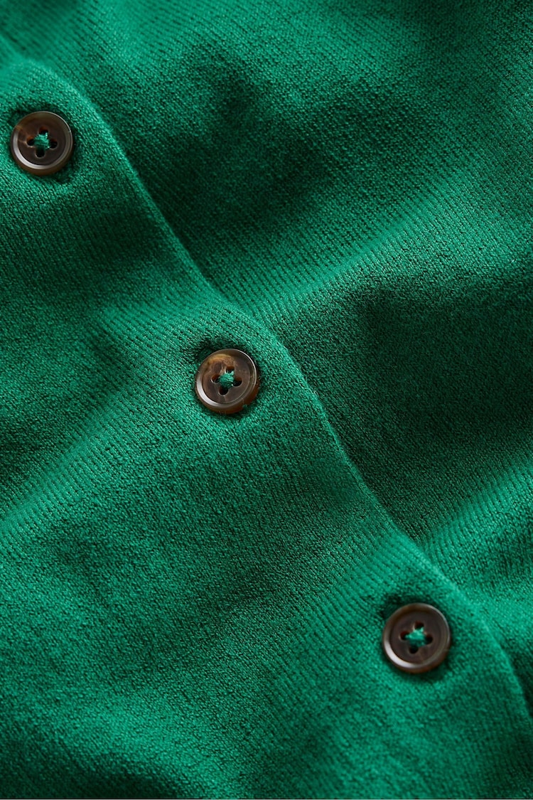 Boden Green Catriona Cotton Cardigan - Image 6 of 6