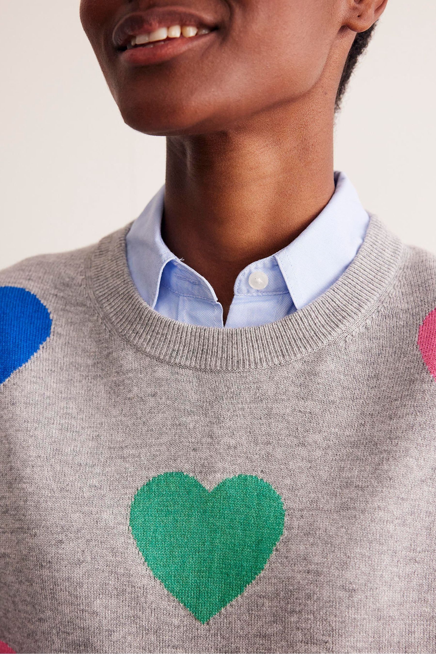 Buy Boden Grey Natasha Novelty Jumper from Next Luxembourg
