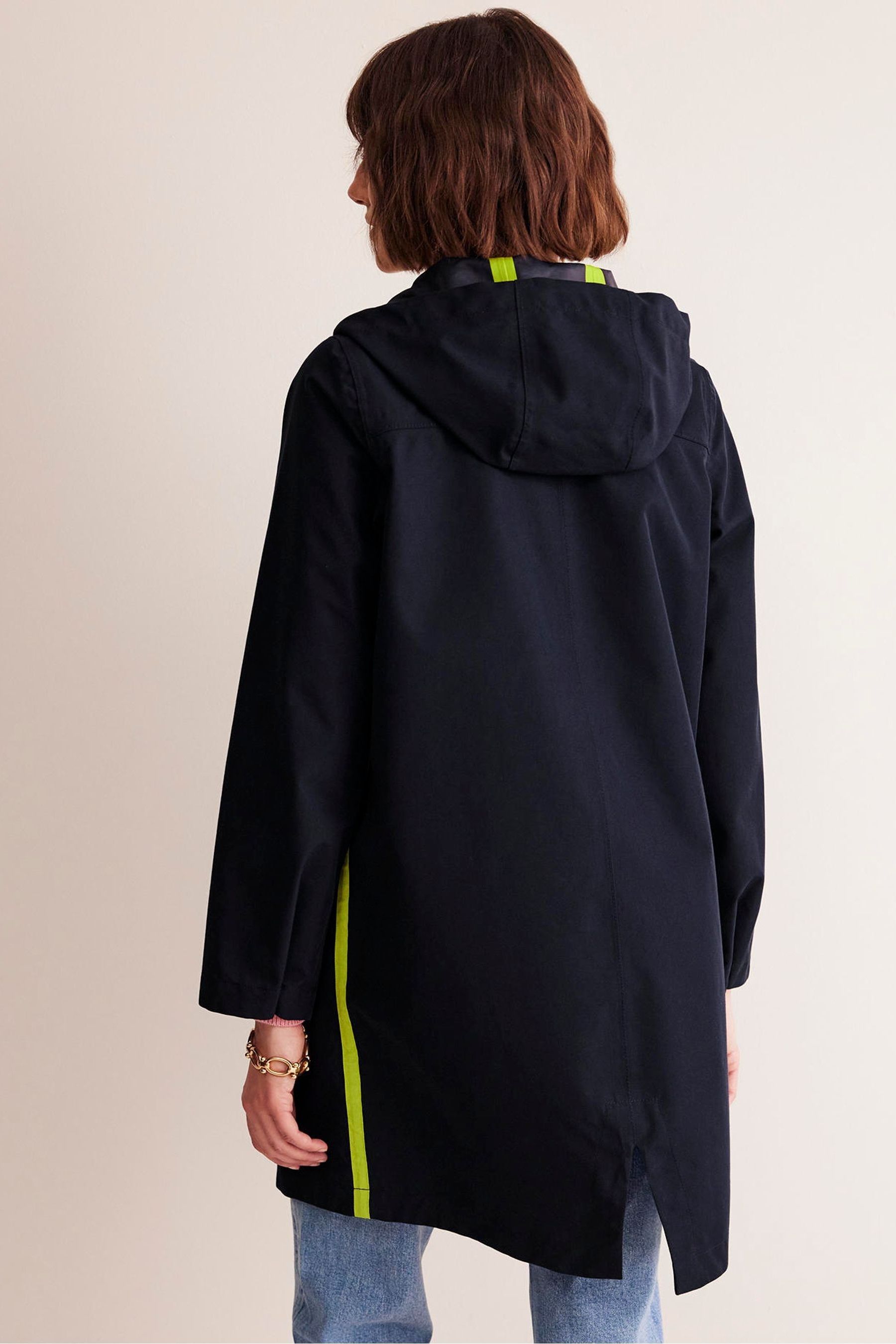 Boden black coat top