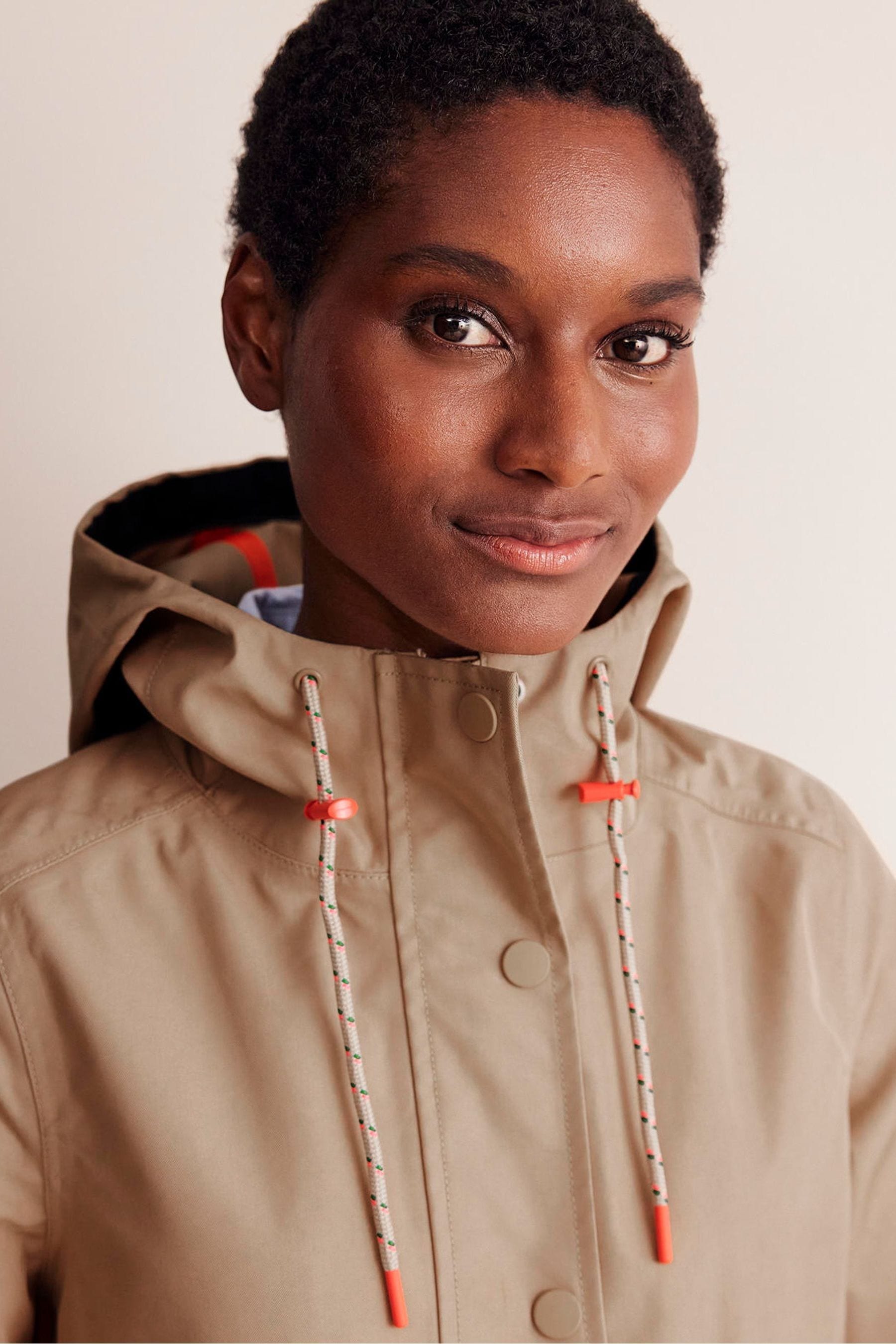 Buy Boden Natural Wells Waterproof Coat from Next France