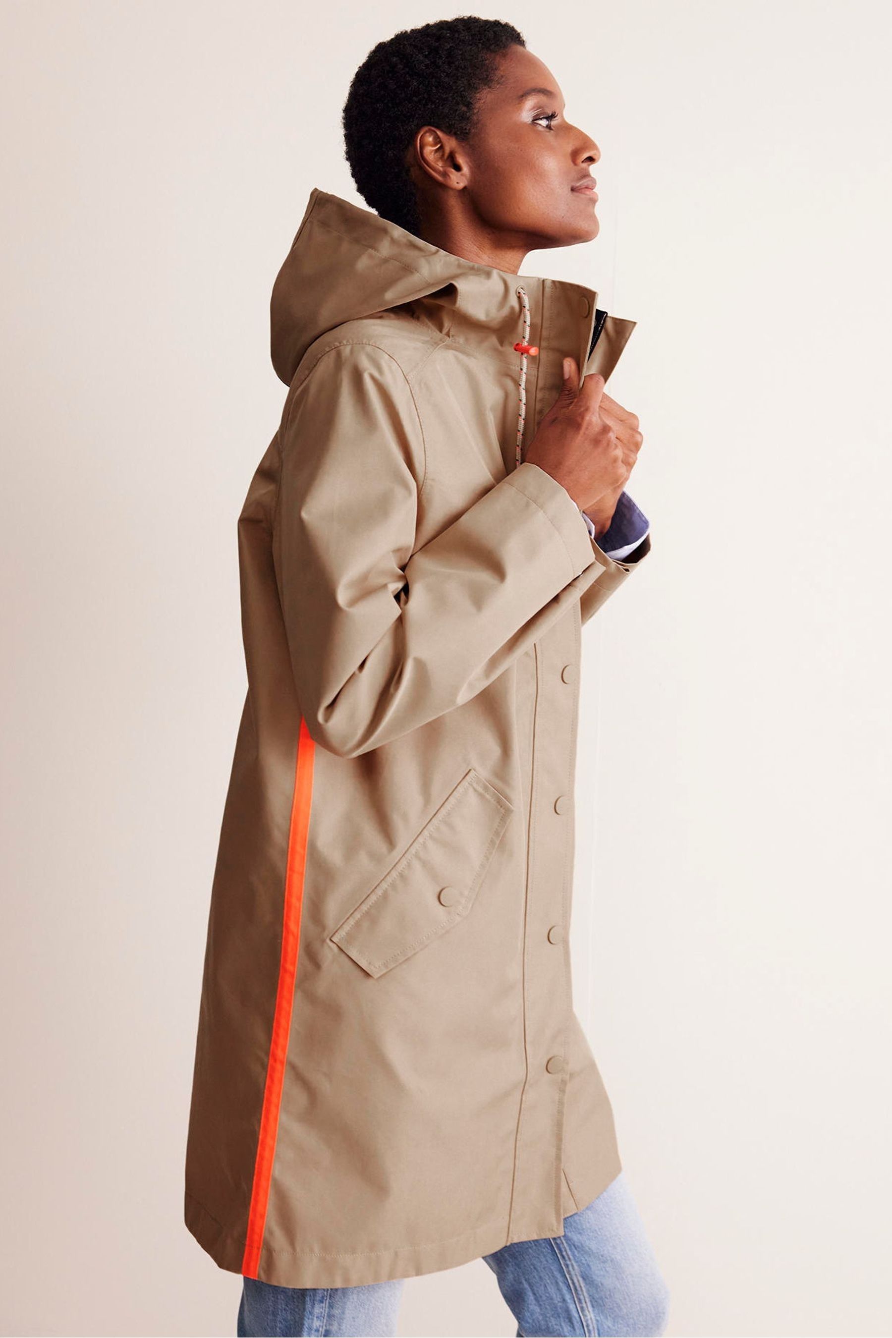 Buy Boden Natural Wells Waterproof Coat from Next France