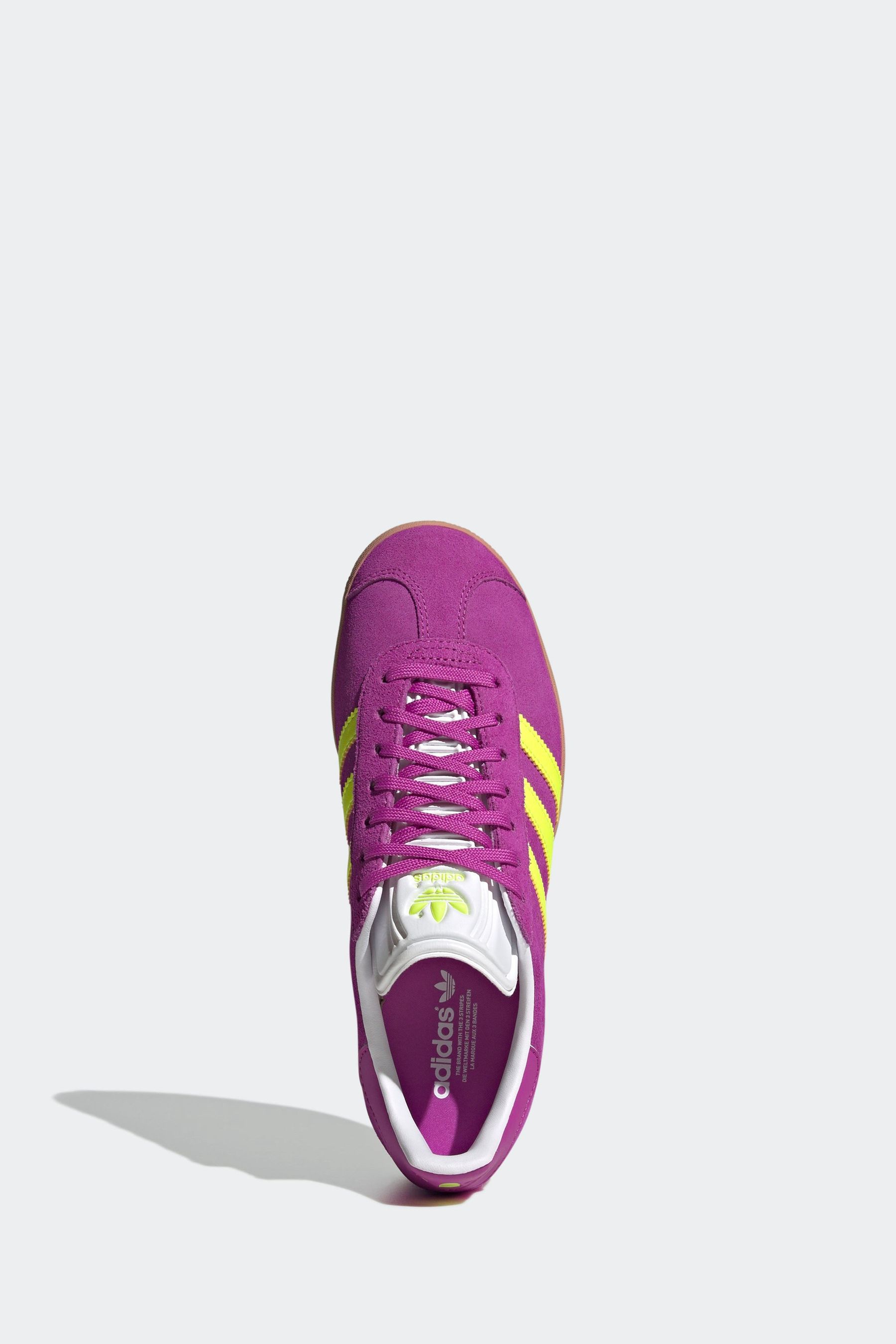 Purple adidas gazelle mens on sale