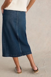 White Stuff Blue Maren Denim Midi Skirt - Image 2 of 6