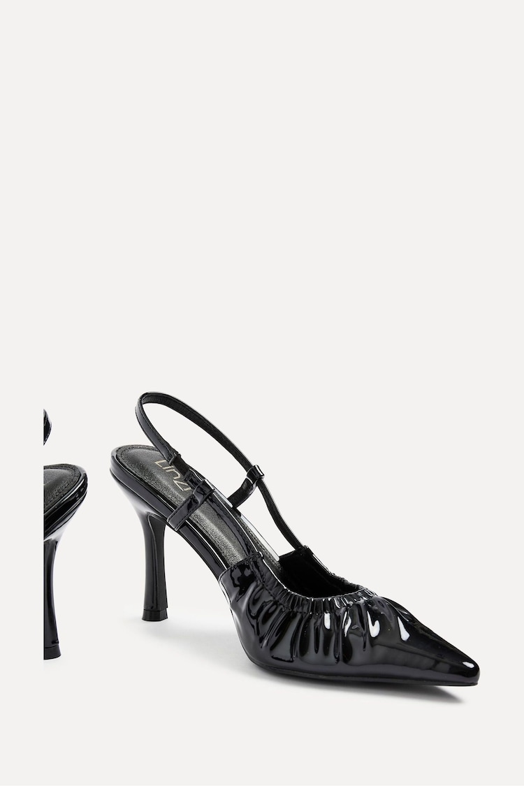 Linzi Black Everleigh Ruched Detail Court Heels - Image 5 of 5