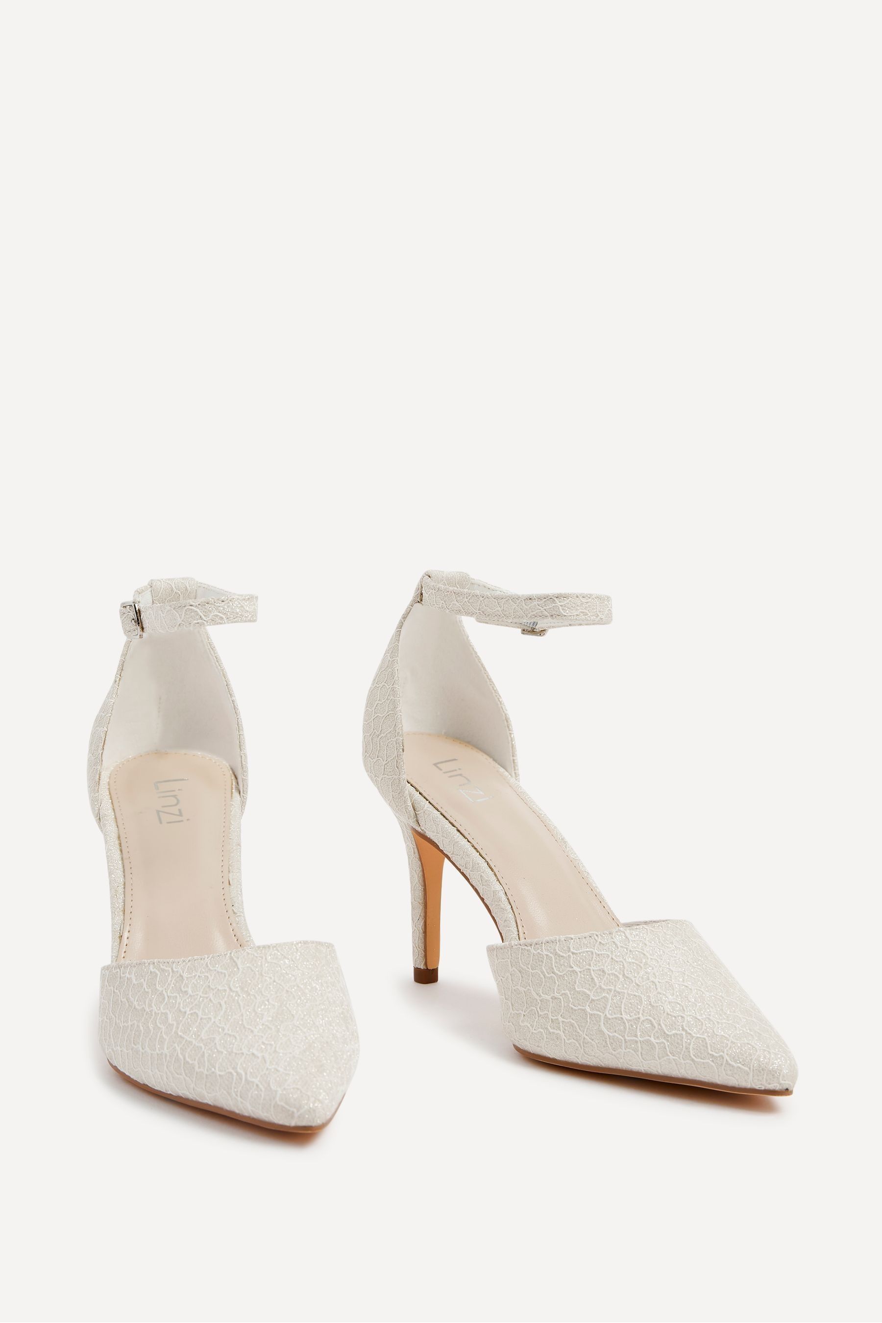 White court shoes with ankle strap cheap