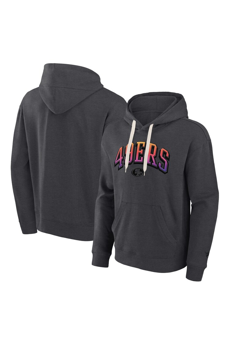 Fanatics NFL San Francisco 49ers Gradient Fleece Pullover 100% Cotton Black Hoodie - Image 1 of 3