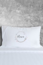 Personalised Initial 100% Cotton Pillowcase by Loveabode - Image 3 of 4