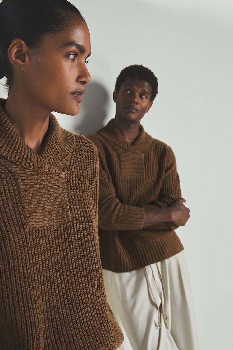 LES 100 CIEL Chestnut Reiss | Les 100 Ciels Wool and Cashmere Jumper - Image 1 of 8