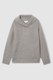 LES 100 CIEL Grey Reiss | Les 100 Ciels Bouclé Jumper with Wool - Image 2 of 9