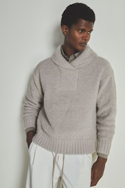 LES 100 CIEL Grey Reiss | Les 100 Ciels Bouclé Jumper with Wool - Image 5 of 9