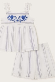 Monsoon Baby Embroidered Top and Shorts Set - Image 1 of 3