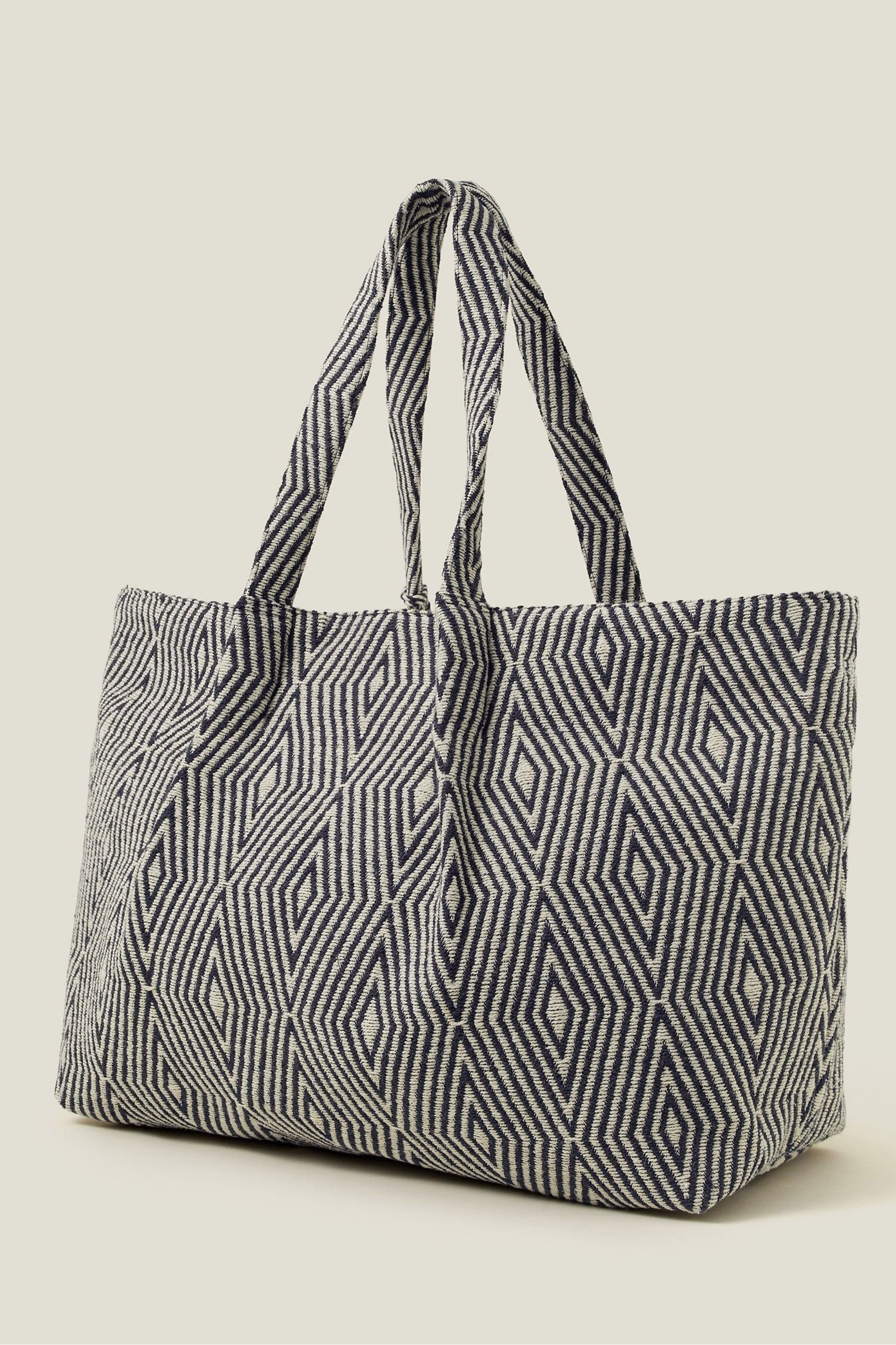 Buy Accessorize Blue Geometric Print Weekender Bag from the Next UK online shop