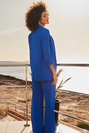 Sosandar Blue Wide Leg Trousers - Image 4 of 5