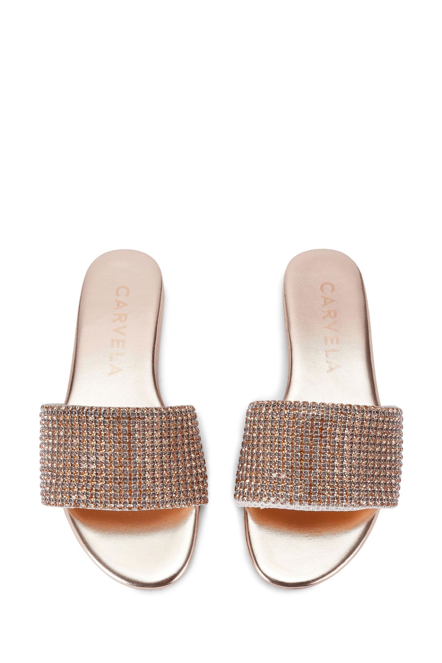 Bling gold sandals best sale