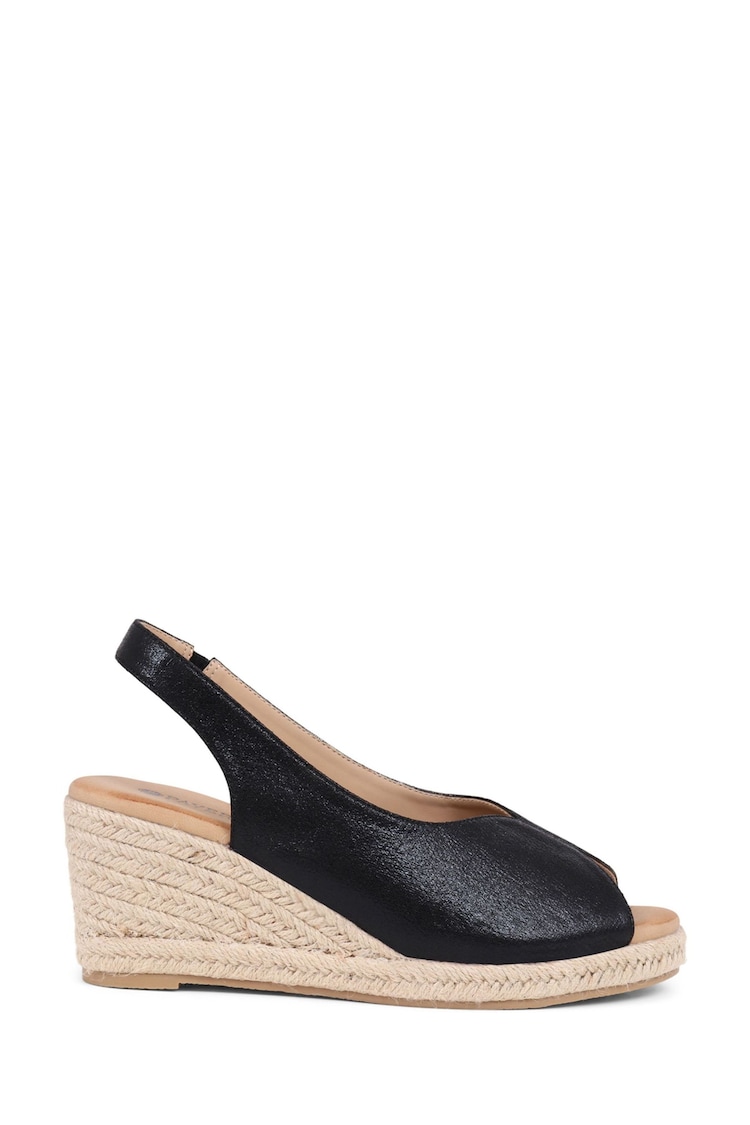 Pavers Black Slip-On Espadrilles - Image 2 of 5