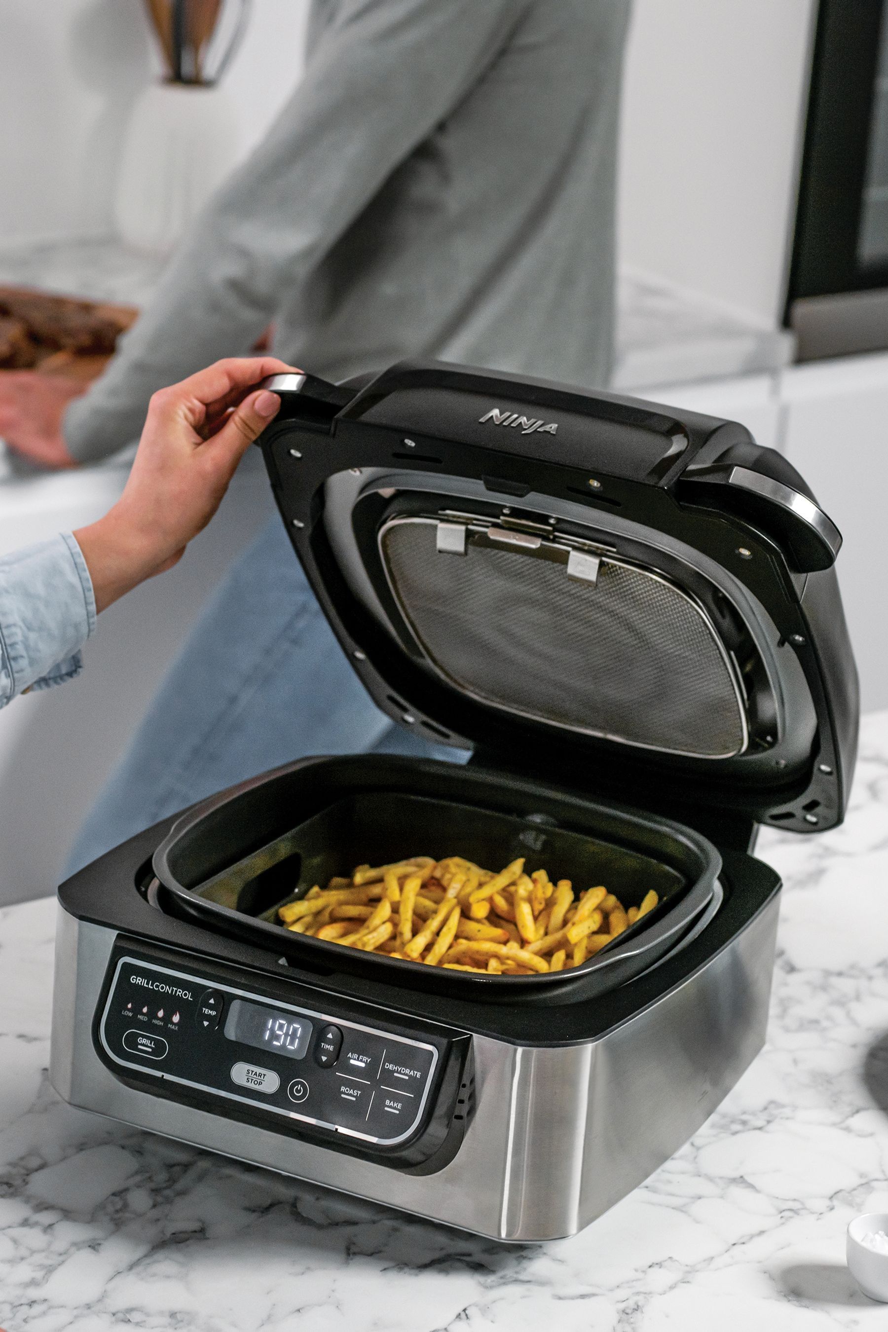 Buy Ninja Black Foodi Health Grill Air Fryer from the Next UK online shop