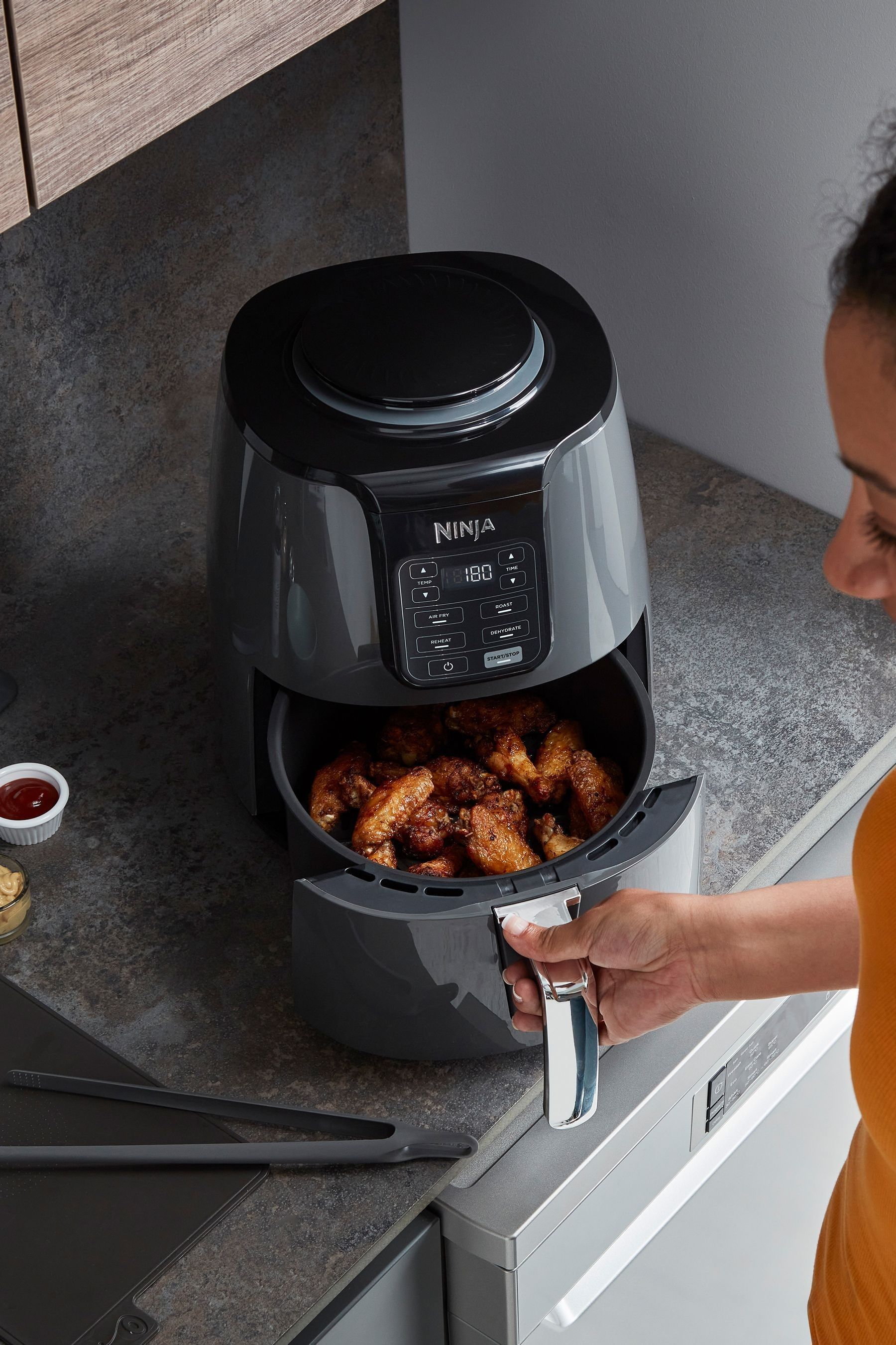 Ninja Grey Air Fryer 3.8L