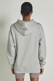 LES 100 CIEL Grey Reiss | Les 100 Ciels Modal-Blend storage Hoodie - Image 4 of 10