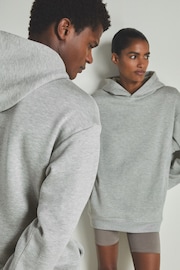 LES 100 CIEL Grey Reiss | Les 100 Ciels Modal-Blend storage Hoodie - Image 6 of 10