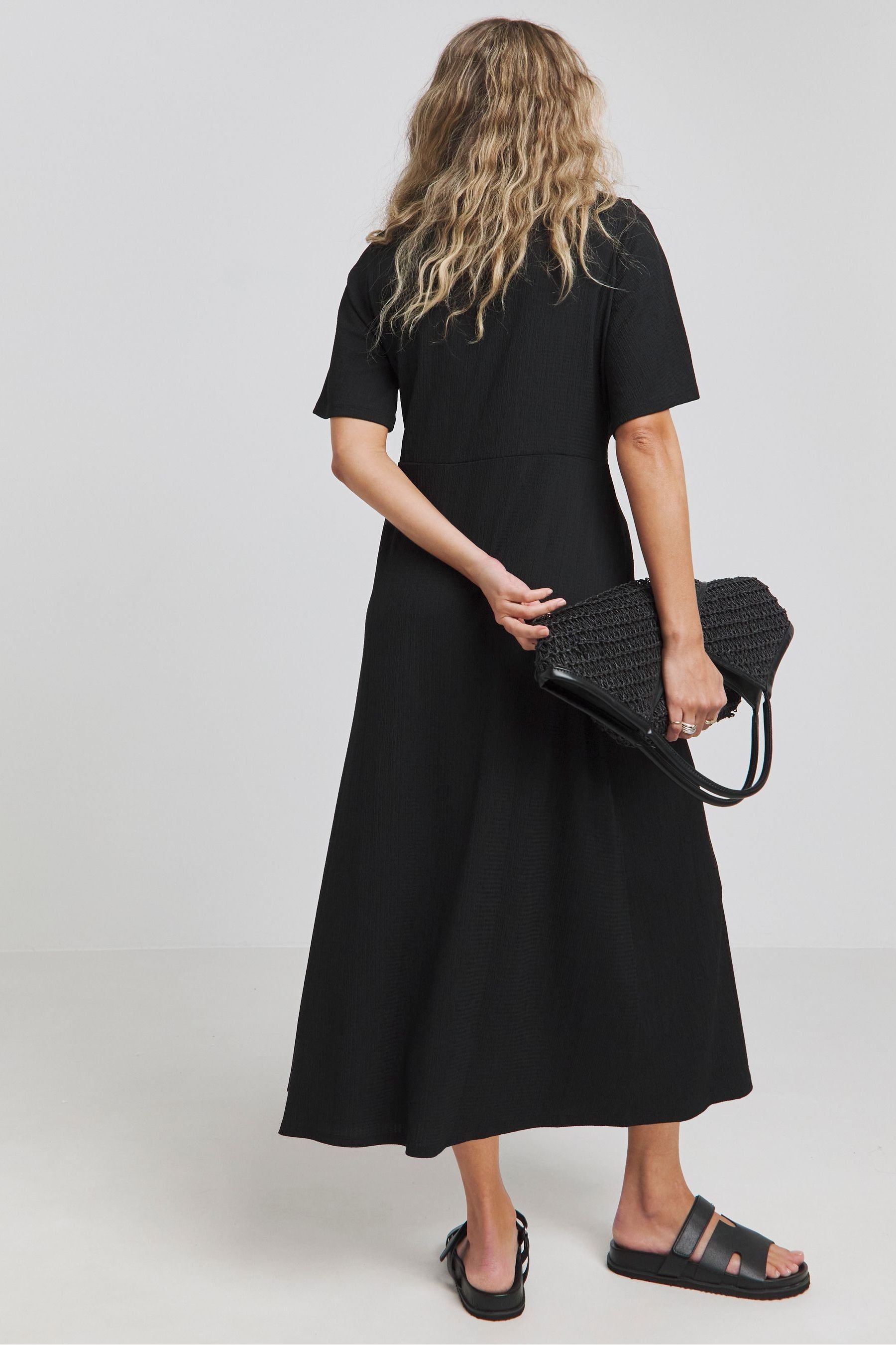 Simply be black lace dress hot sale