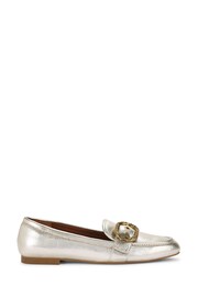 Kurt Geiger London Gold Mayfair Loafers - Image 1 of 4