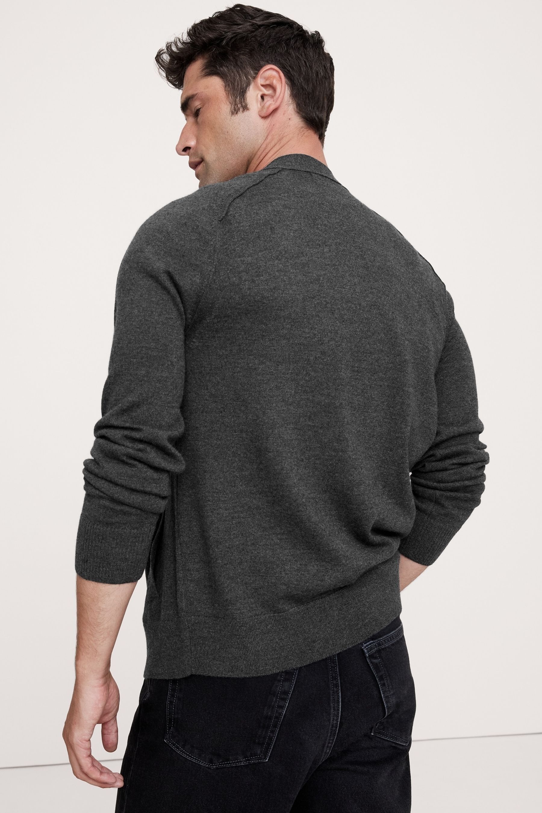 Banana republic gray cardigan outlet