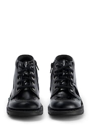 Kickers Black Kick Hi Vegan Patent Shoes - Image 4 of 6