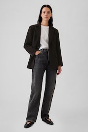 Gap Black Brushed Twill Blazer - Image 3 of 5