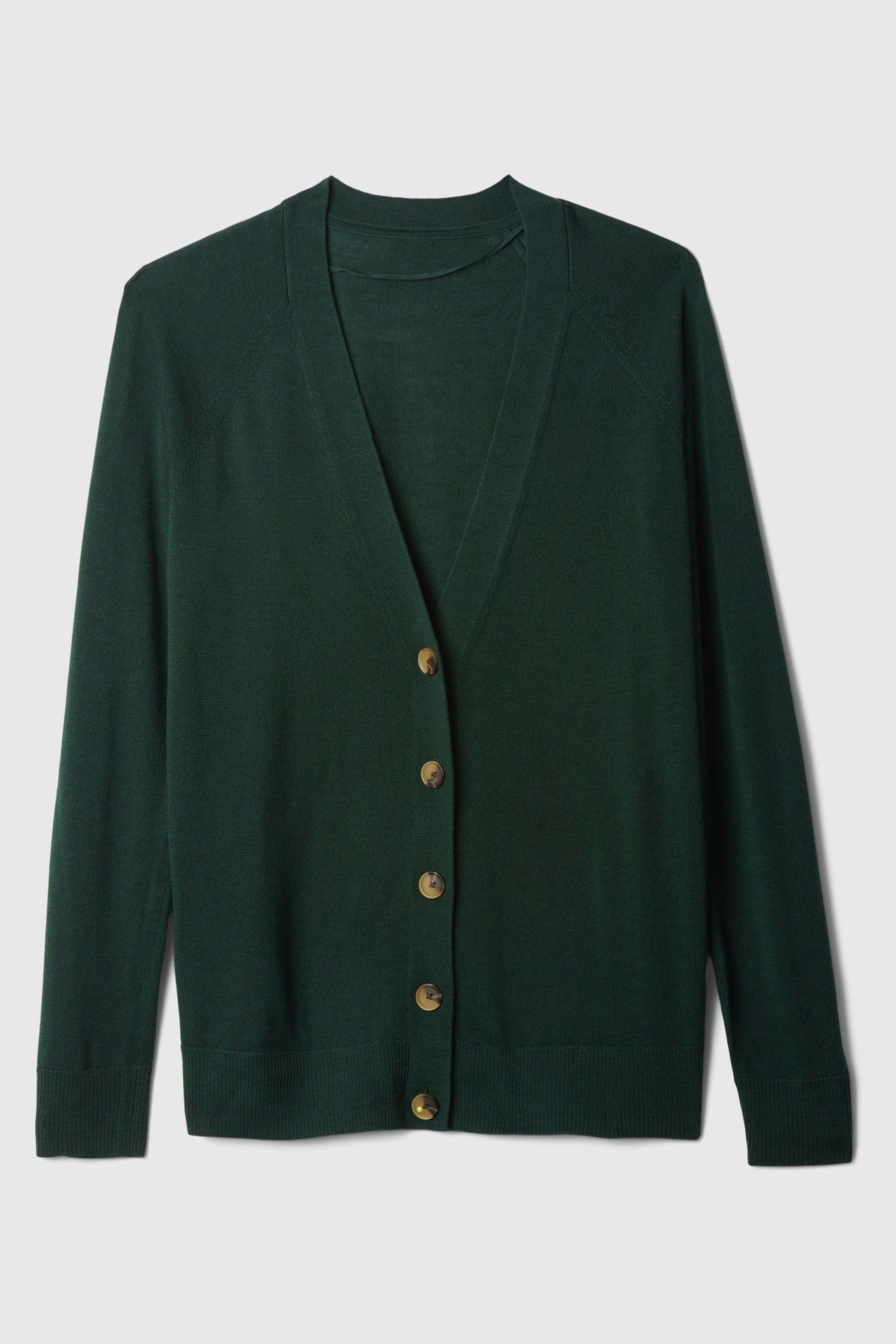 Buy Gap Green Merino Wool Cardigan from Next Luxembourg