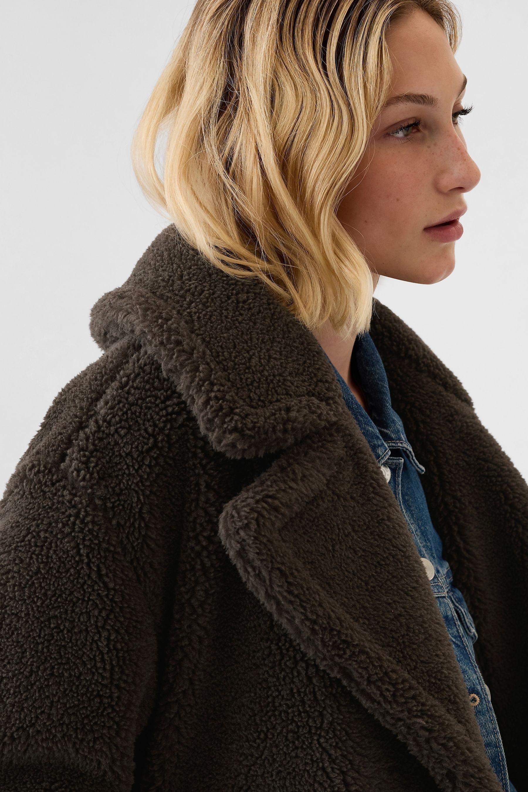 Gap teddy bear coat shop