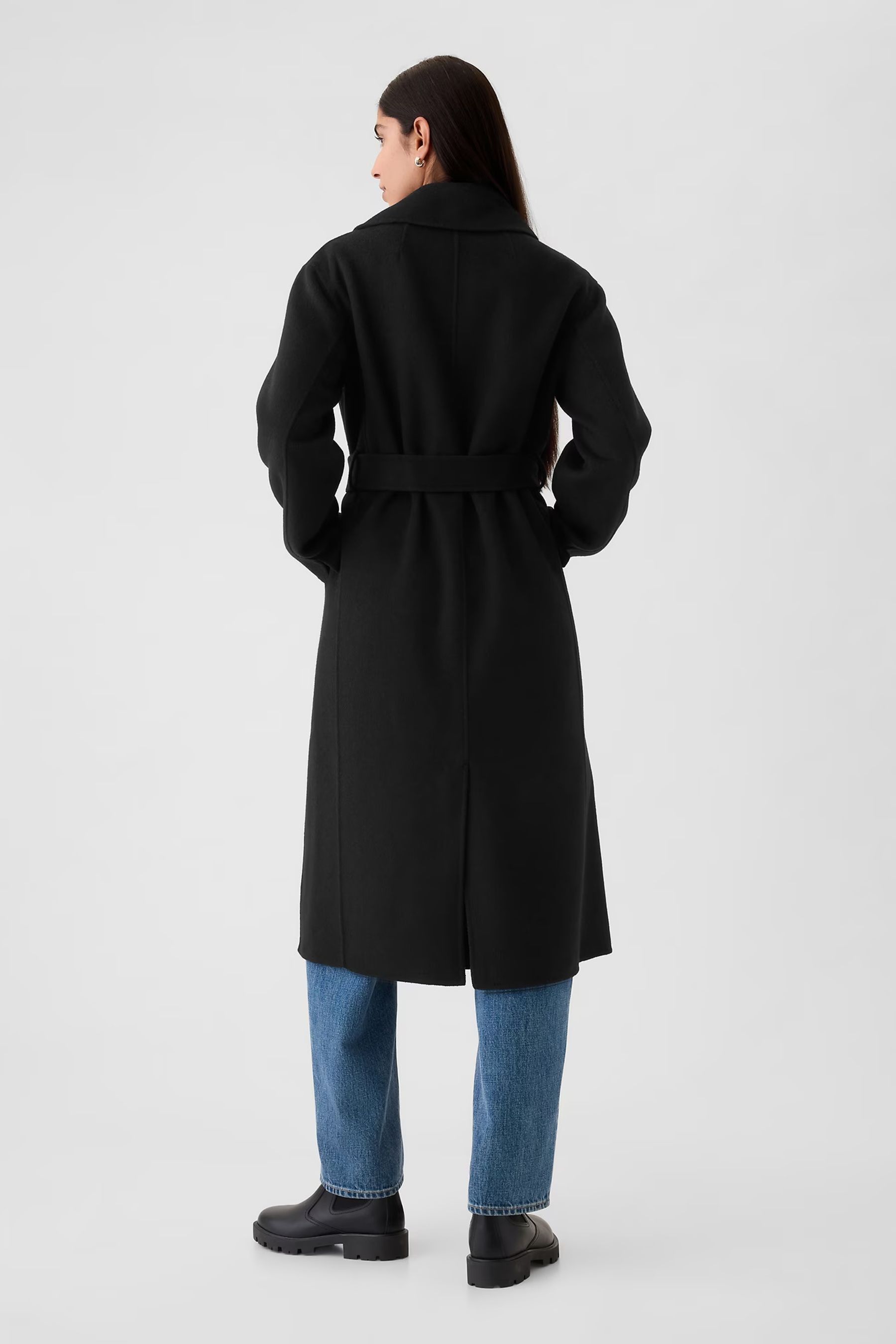 Gap wool blend coat hot sale