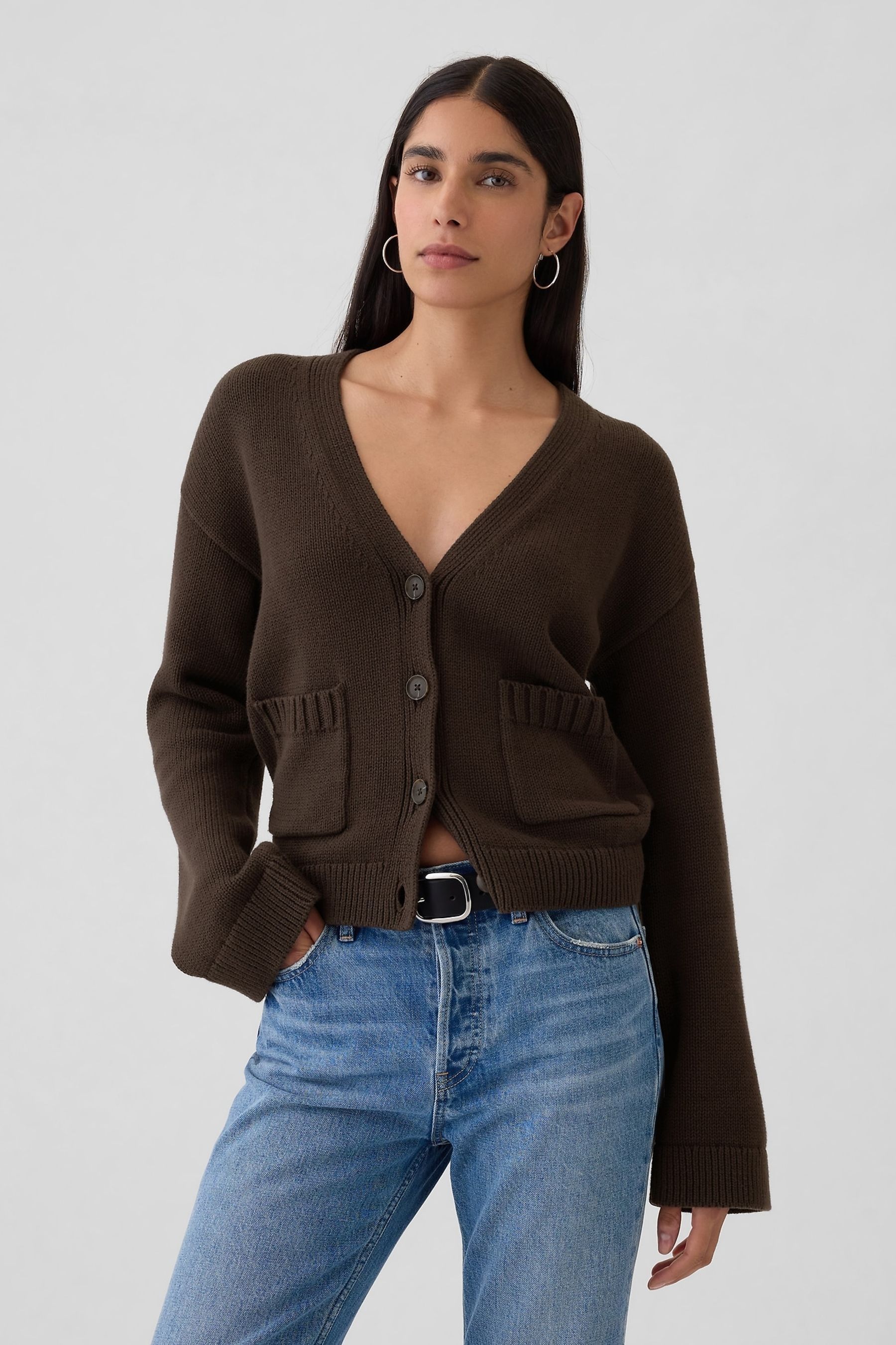 Gap v neck cardigan deals