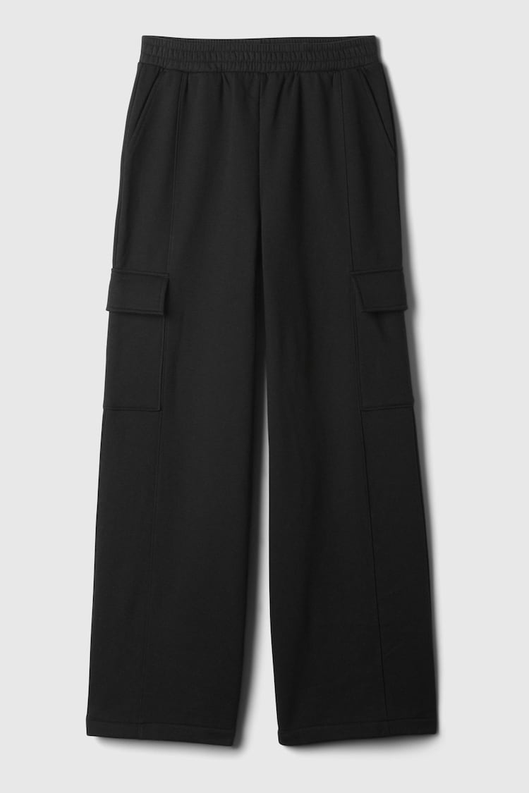 Gap Black Vintage Soft Cargo Wide Leg Joggers - Image 5 of 5