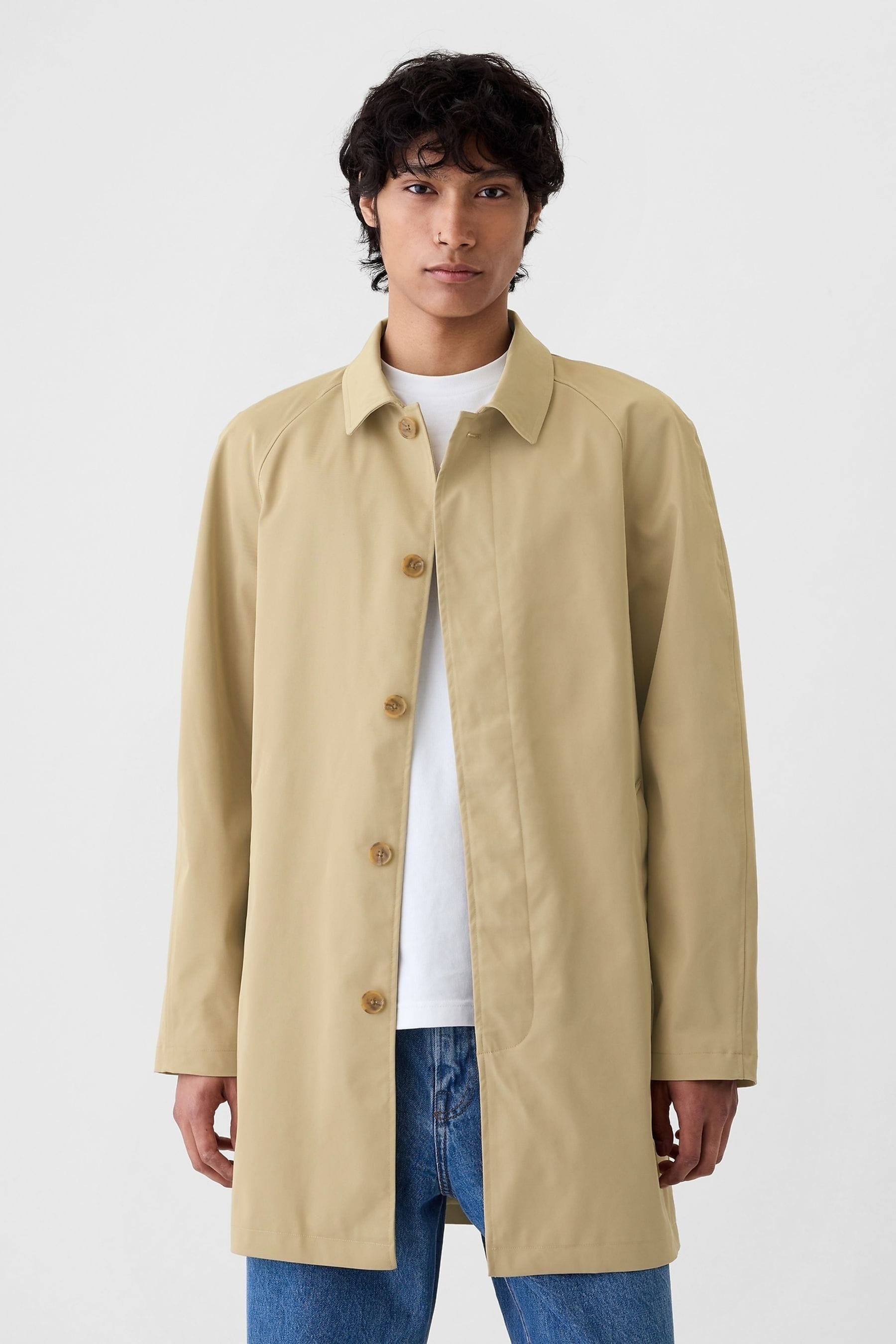Buy Gap Cream Mac Rain Coat from Next Malta