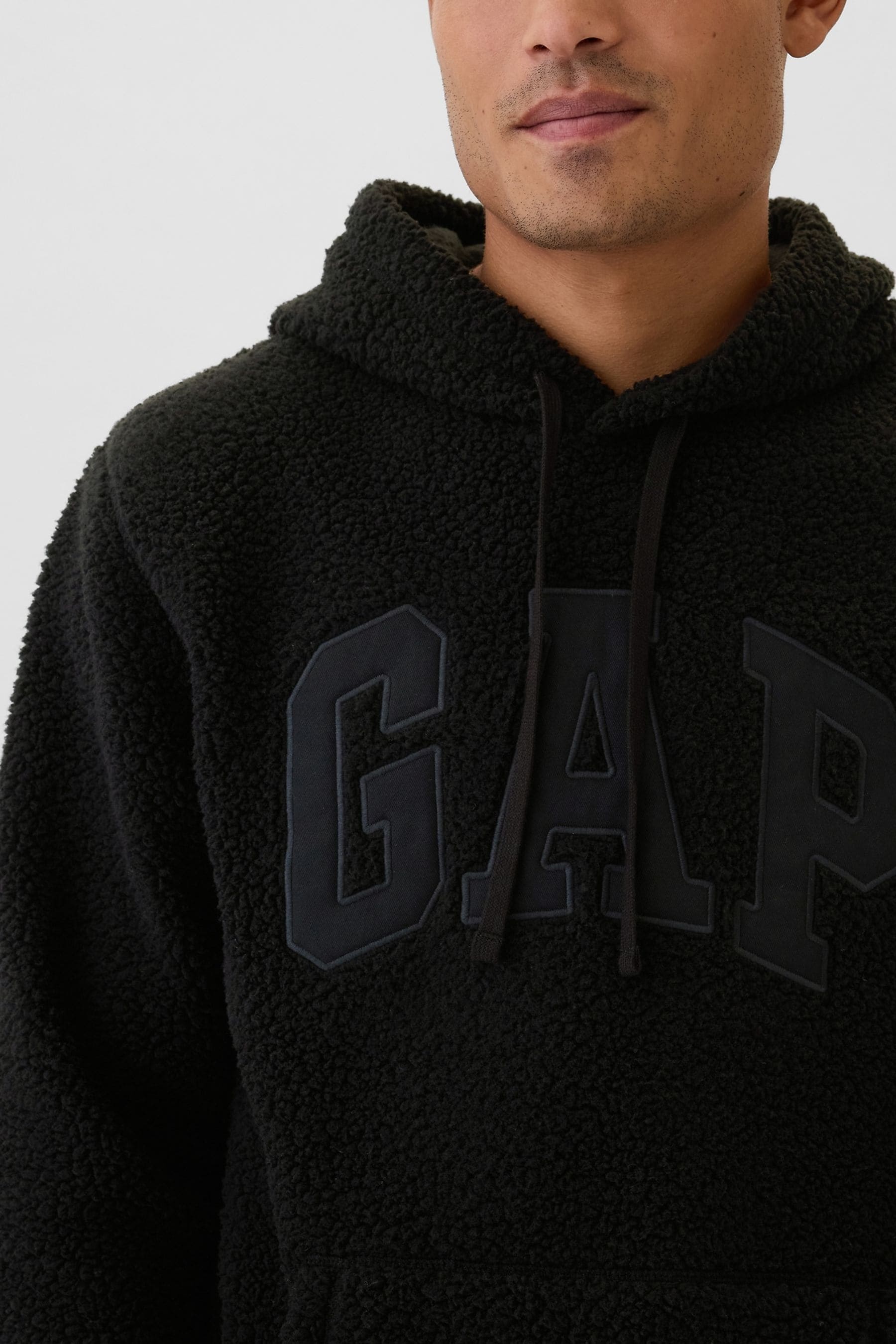 Kate spade logo sherpa hoodie clearance