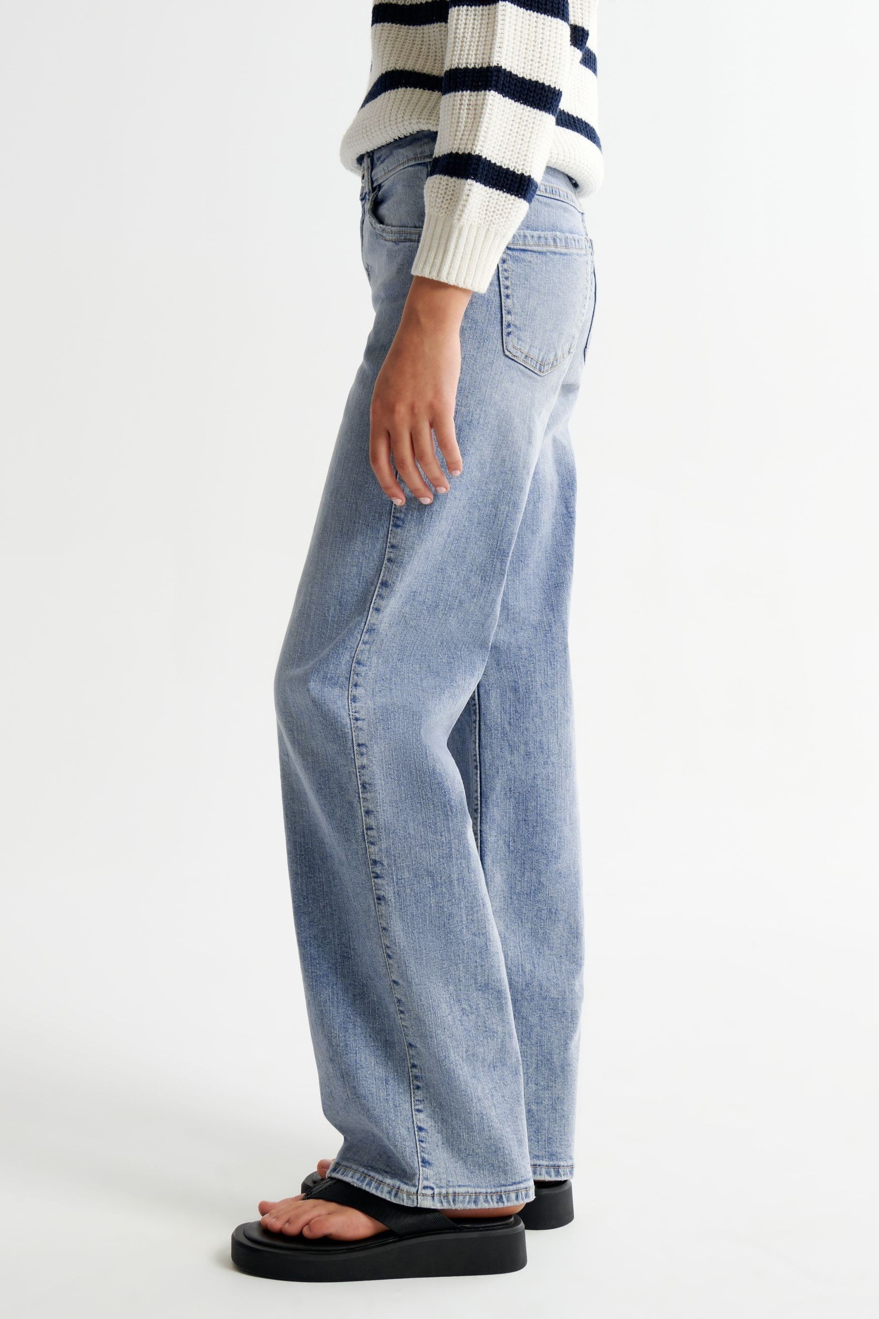 Buy Abercrombie Fitch Blue Wide Leg Jeans from Next Australia