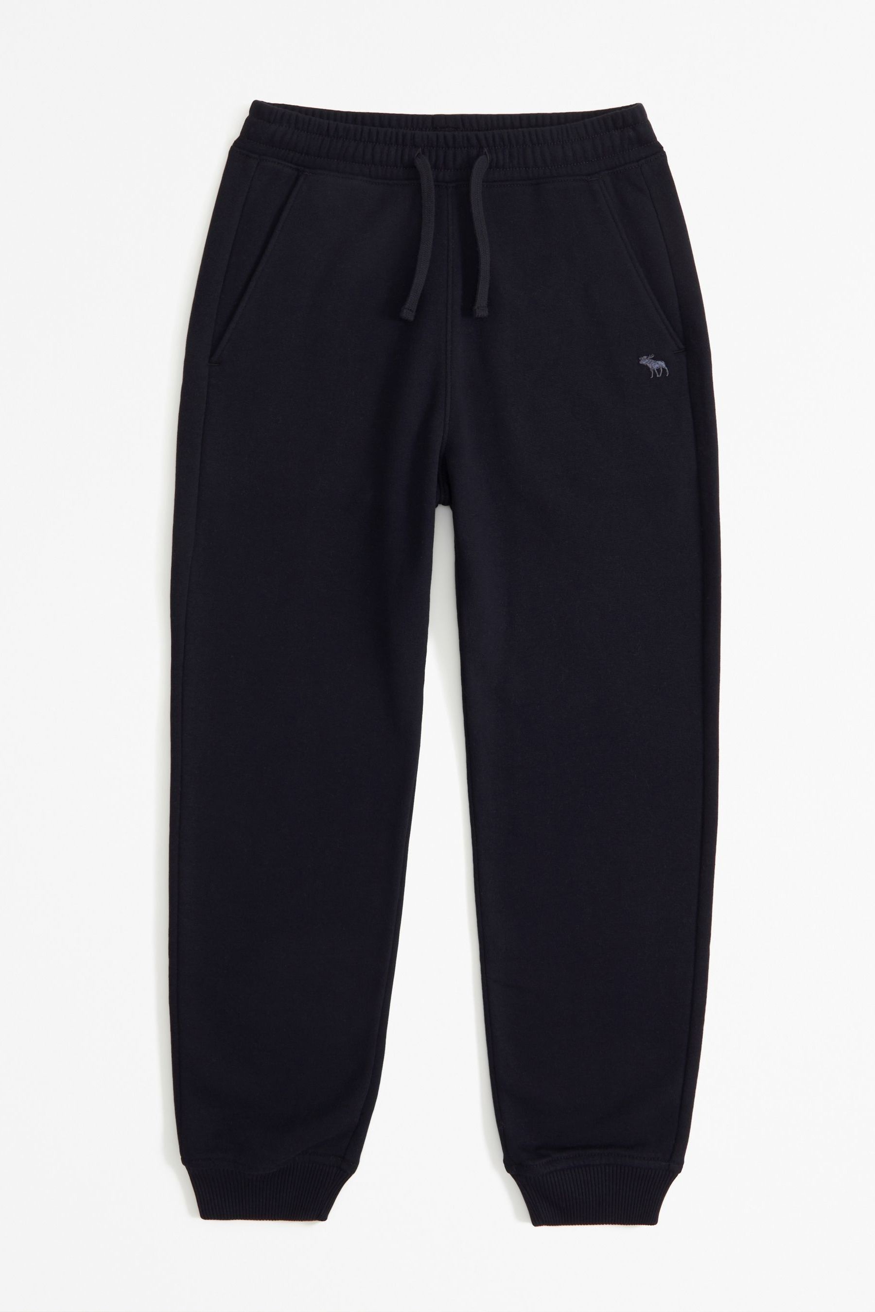Buy Abercrombie Fitch Cuffed Slim Black Joggers from the Next UK online shop