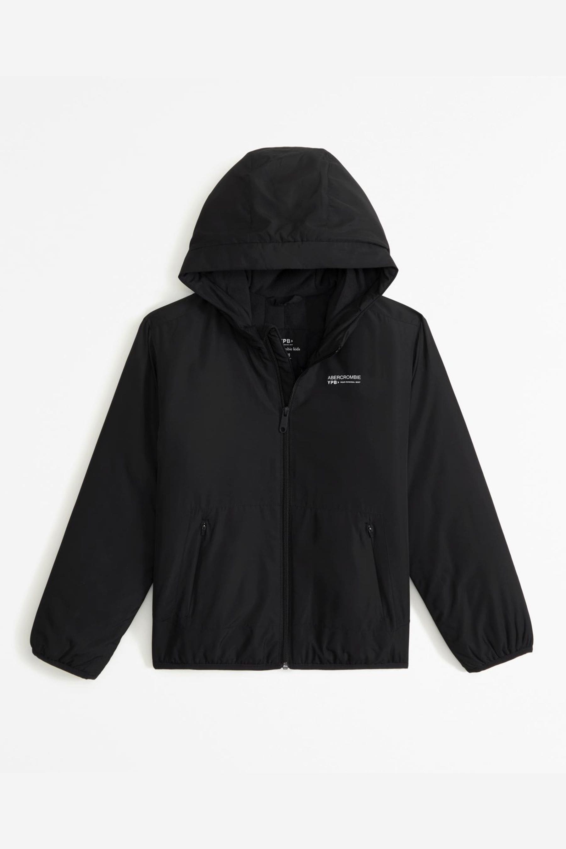 Buy Abercrombie Fitch Black Windbreaker Jacket from Next Luxembourg