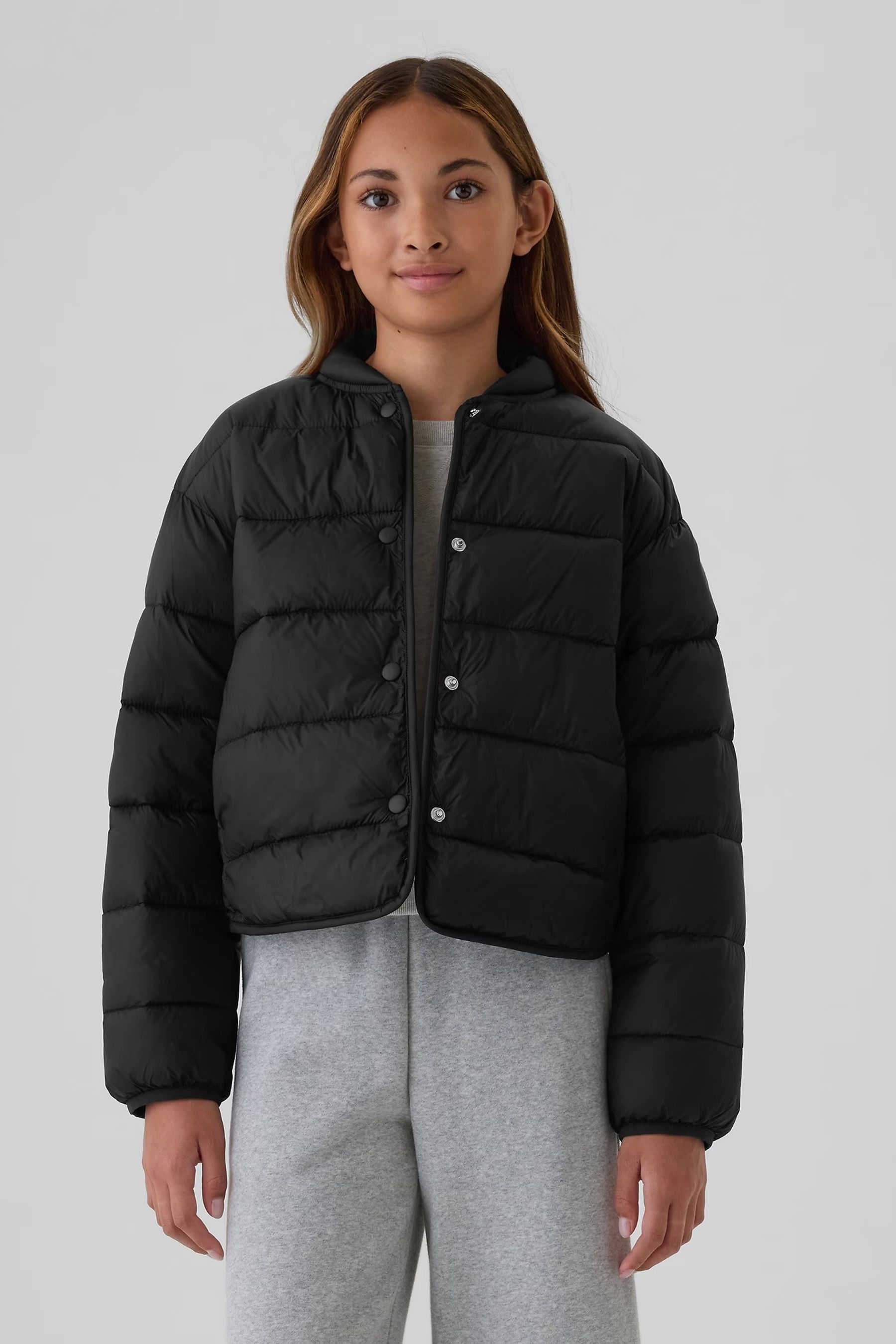 Buy Gap Black Lightweight Mock Neck Puffer Bomber Jacket 4 13yrs from Next Luxembourg