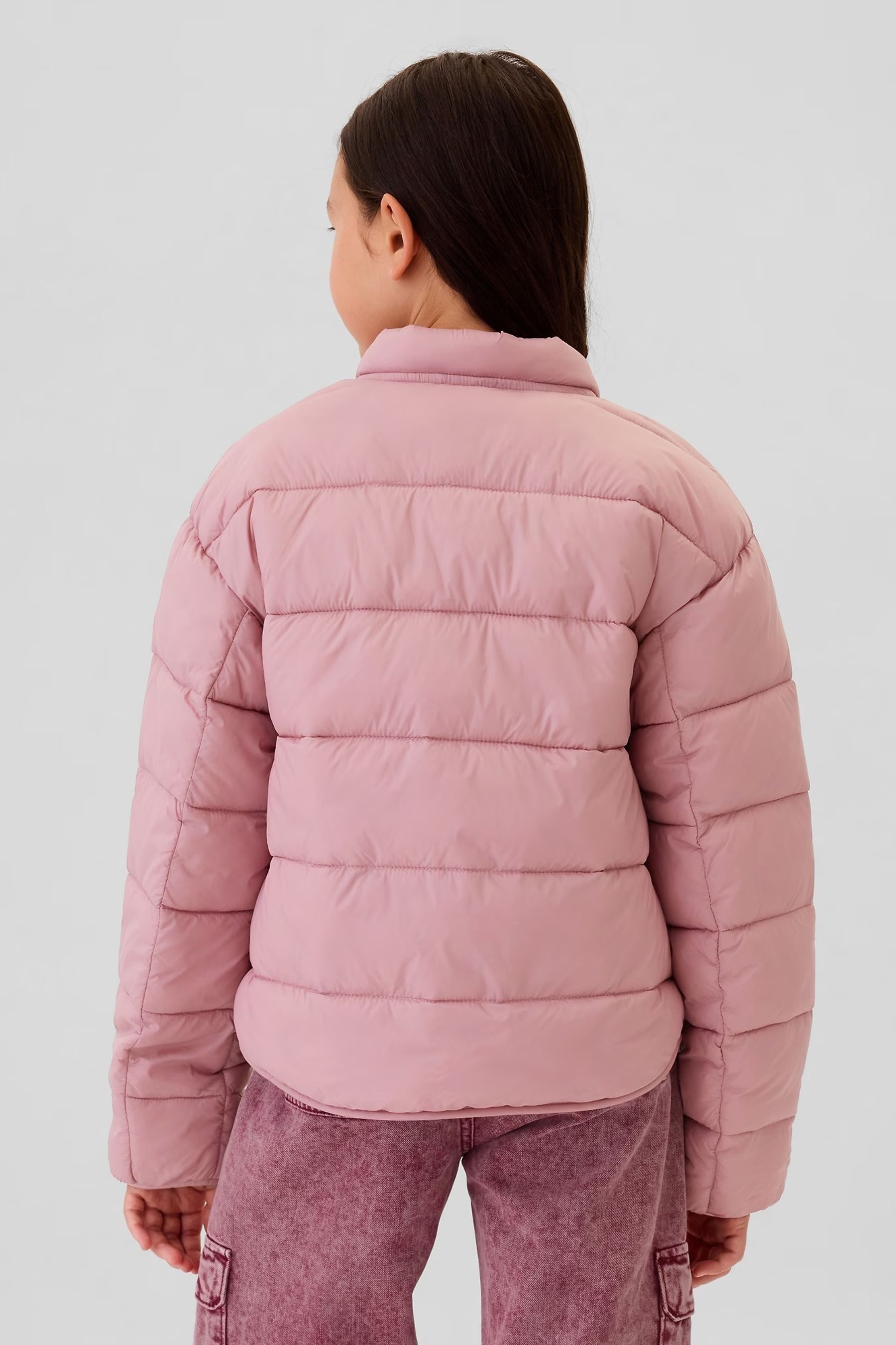 Buy Gap Pink Lightweight Mock Neck Puffer Bomber Jacket 4 13yrs from Next Finland